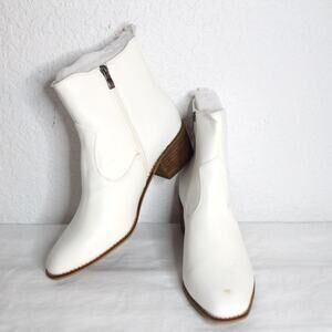 Corkys Starboard Ankle Boot Size 11 NWOB Pleats Block Heel Inner Zipper